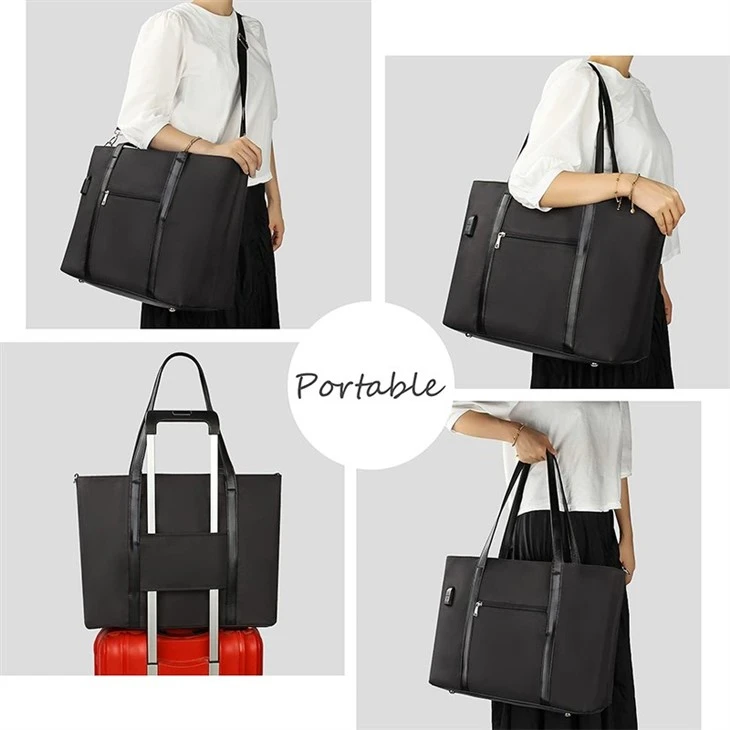 Large Tote Bag With USB